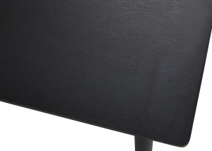 Masa dining PENSACOLA, Negru, 85x75x140 cm