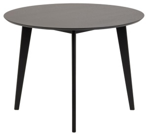Masa dining Roxby, Negru, 76x105x105 cm - Img 5