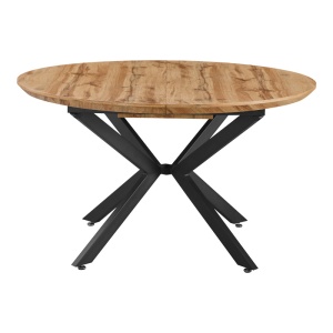 Masa extensibila Edina, Pako World, MDF, Sonoma, 130-170x130x75 cm - Img 4