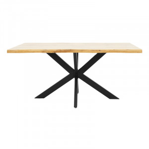 Masa Gilman MDF culoarea sonoma - negru 180x90x75cm - Img 2