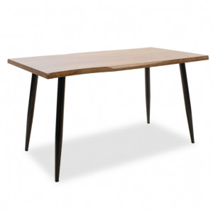 Masa neve Nuc - Negru 140x80x75 cm - Img 1