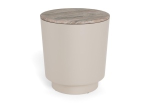 Masuta de cafea Cangas, Gri, 51.5x45x45 cm - Img 2