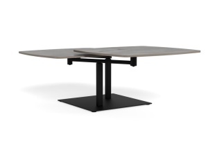 Masuta de cafea Carballo, Gri, 40x122x70 cm - Img 2