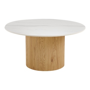 Masuta de cafea, Sikulu, Pako, Alb 80x80x40 cm - Img 2
