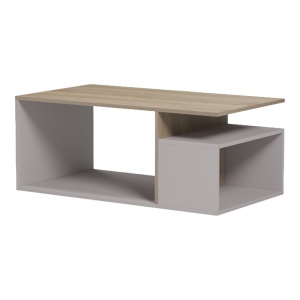 Masuta de cafea, Wendo, Gri, 91x37x50 cm - Img 4
