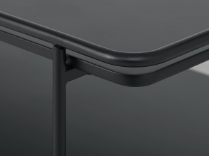 Masuta de cafea YUBA, Negru, 55x34x110 cm - Img 3
