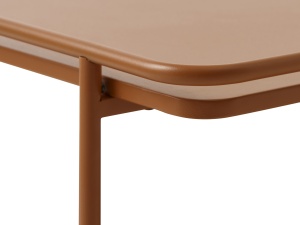 Masuta de cafea YUBA, Teracota, 75x34x75 cm - Img 2