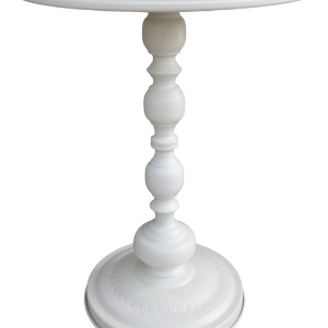 Masuta laterala Anesor Crem 40x40x52 cm - Img 3