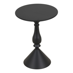Masuta laterala Lalou Negru 40x40x55 cm - Img 3