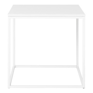 Masuta laterala Vita, Alb, 45x45x45 cm - Img 3