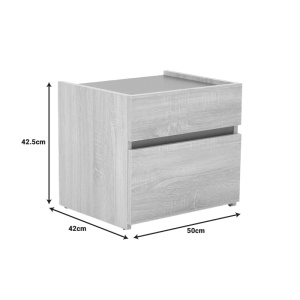 Noptiera Comcie Pako World Natural 50x42x45.5 cm - Img 8