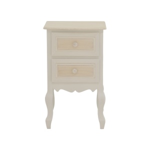 Noptiera Joliene Pako World Alb 40x34.5x64.5 cm - Img 2