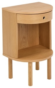 Noptiera Paron, Natural, 60x40x31.5 cm - Img 3
