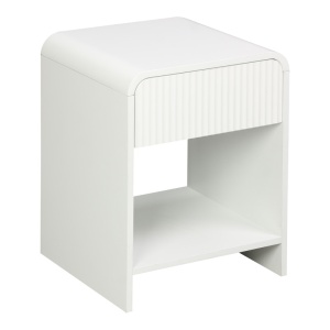 Noptiera Zeplen Alb 40x40x53 cm - Img 4