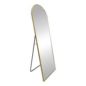 Oglinda Lorens, Pako World, Aluminiu, Auriu, 46x40x150 cm