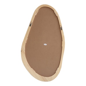 Oglinda ovala Baloa, Pako World, Natural, 44x4x80 cm - Img 4