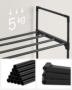 Pantofar, Songmics, Negru, 92x30x55 cm - Img 5