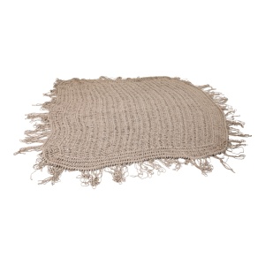 Parasolar roof macrame, Shelto, Crem, 400x400x37 cm - Img 2