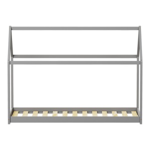 Pat pentru copii Nino Montessori, Pako World, Gri, 90x190 cm - Img 4
