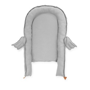 Patut bebelusi Babynest Gri 110x70x12 cm - Img 2