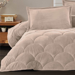 Pilota Pufoasa Fluffy Bej 195x215 cm - Img 2