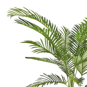 Planta decorativa Areca I in ghiveci verde plastic PP H120 cm - Img 2