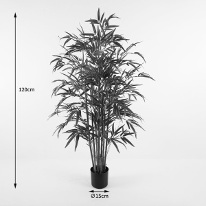 Planta decorativa Rhapis Palm Verde 60x60x120 cm - Img 4