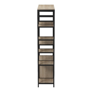 Raft bucatarie cu dulap, Ranea, Stejar, 85x32x150 cm - Img 5