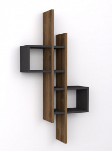 Raft de Perete Emse Oak-Antracit - Img 3