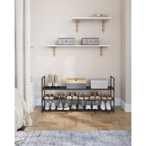 Raft pentru pantofi Songmics Gri 116x30x55 cm - Img 7