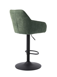 Scaun bar AVOLA SELECT, Verde inchis, 53x96-110x51 cm - Img 2