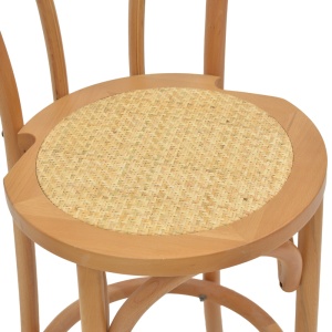Scaun bar Thonet lemn fag natural 41x50x105 cm - Img 7