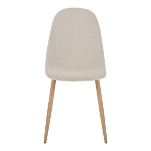 Scaun Bella, Bej/Natural, 44x55x85 cm - Img 4