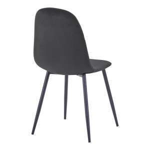 Scaun Bella, Negru, 44x55x85 cm - Img 2