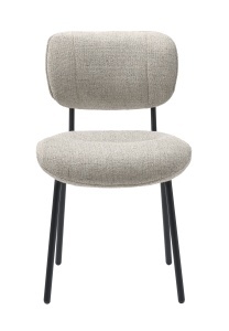 Scaun BUFFALO, Alb, 65x83x50 cm - Img 2