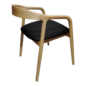 Scaun cu brate Hogie Natural 61x60x76 cm - Img 3