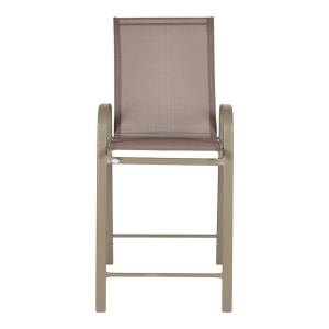 Scaun de bar, Calan, Maro deschis, 55x70x114 cm - Img 4