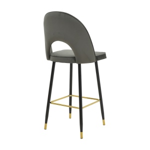 Scaun de bar Casenio Pako Antracit 48x50x107 cm - Img 2