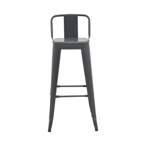 Scaun de bar Utopia Gri 42x42x86 cm - Img 5