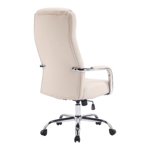 Scaun de birou directorial Rianda Bej 70x6x116-124 cm - Img 2