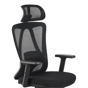 Scaun de birou, Magida, Pako, Negru 58.5x66x125 cm - Img 5
