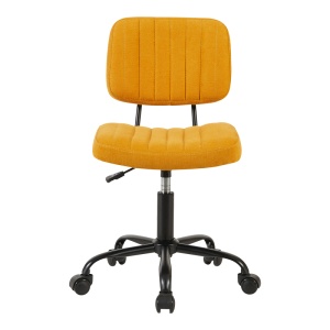 Scaun de birou, Warra, Galben, 50x52x86 cm - Img 4