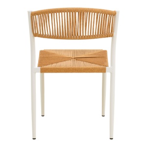 Scaun de gradina, Cura, Natural, 53x59x78 cm - Img 6