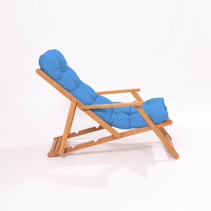 Scaun de gradina My008 Albastru 66x110x48 cm - Img 4