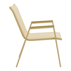 Scaun de gradina Stivuibil, Azelie, Bej, 75x56x88 cm - Img 4