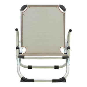 Scaun de plaja cu Spatar Inalt, Playa, Champagne, 72x54x63 cm - Img 4