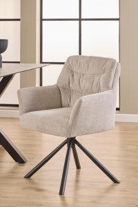 Scaun dining Alonso, Bej, 85.5x64x60.5 cm - Img 2