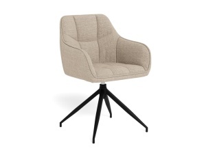 Scaun dining Brenda, Bej, 84.5x58x54.5 cm - Img 2
