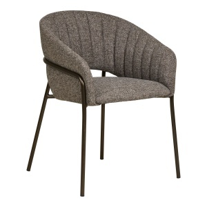 Scaun dining Costa, Gri inchis , 56x60x80 cm - Img 5