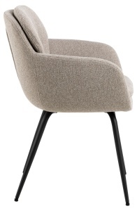 Scaun dining Dora, Bej, 84x58x59 cm - Img 6